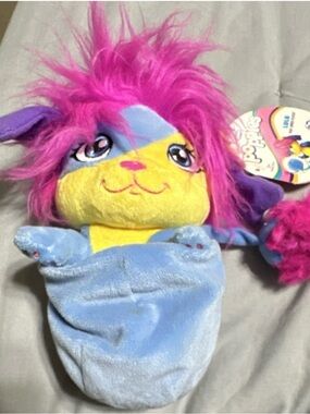 Popples Pink Purple Blue Plush Character Stuffed Animal LuLu